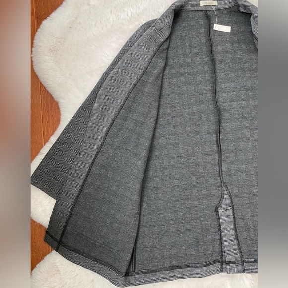NWT Madewell Knit Blazer Cardigan in Plaid - Picture 8 of 14
